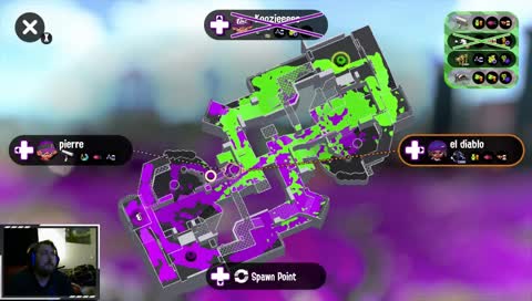 Splattershot Jr. @ X Rank with turf war warmup
