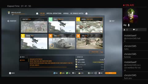 MOB-KILLA-WTF's Live PS4 Broadcast