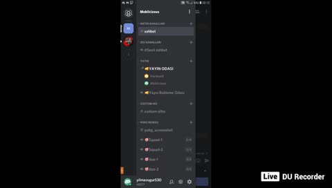 DC. custom room açarız fazla kişi olursak takip etmeyi unutma