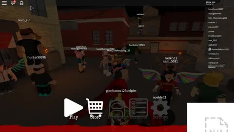 Jugando mucho ROBLOX
