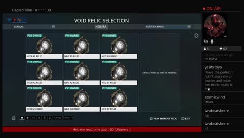[Warframe][PS4] Just chilling