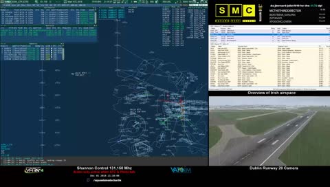 [VATSIM ATC 📡] Event - Dublin High Intensity Runway Ops [EIDW] Live Stream 01/12/2018