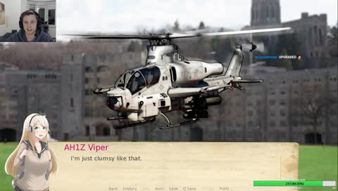 I identify myself as an attack helicopter