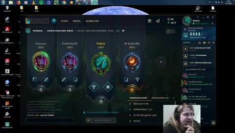 Auf in die Schlacht! League of Legends Germany! Nautilus 350K Masterypoints
Surviv.io wärend der wartezeiten^^