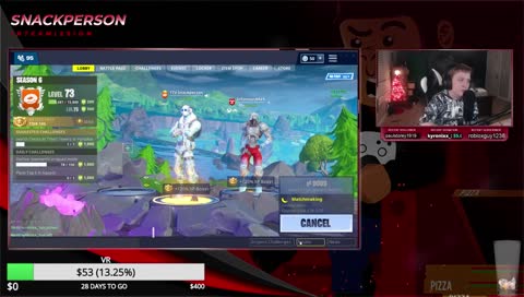 Playing some fortnite chair is broken some more