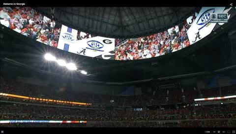 Alabama vs. Georgia SEC Championship