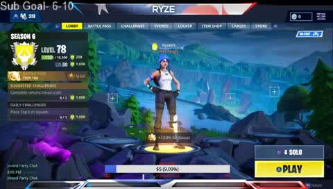 Grinding some Fortnite! !sub GIVEAWAY AT 25 SUBS  .#FaZe5
FINALLY AN AFFILIATE! !commands