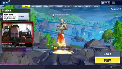Weekend Fortnite Grind | !SUB | Creator Code: TTvSUPRAman_1989