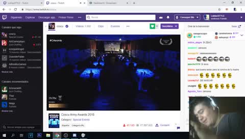 viendo los Coscu Army Awards 2018




