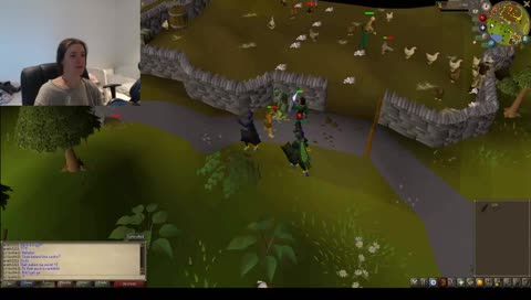 girlfriend playing runescape 