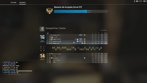 Primeira LIVE de CS
