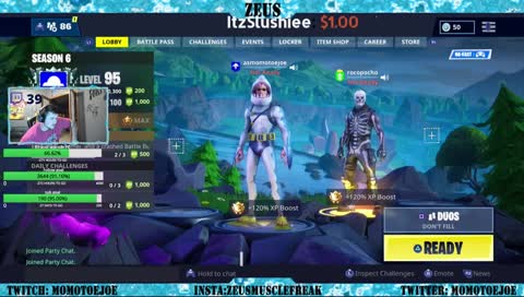 PS4 Fortnite doing some wagers ! |!wagers || !scrims | | !discord | !epic |