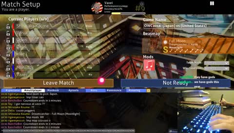 Vaxei | OWC 2018 USA vs Japan 3 UTC