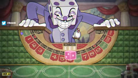 Peleando contra el DADO ORTIVA [Cuphead]