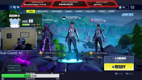 PS4 | Squads | Updated emote! | Follow :) | 18k+ kills | !commands