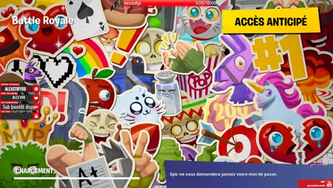 [FR]🎁  !GIVEAWAY 🎁 Fortnite Br  ||  l !nv !discord