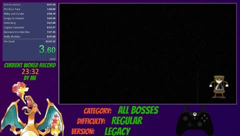 [Short stream] All Bosses Speedruns (Regular, Legacy) - World Record attempts - Goal = 23:2X