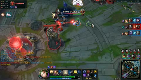 league of legends in blood!