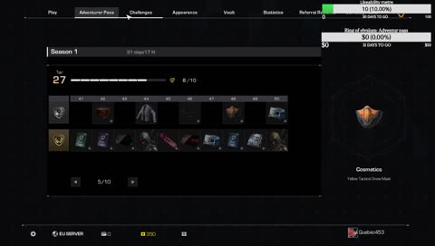 Quebec Plays ring of elysium