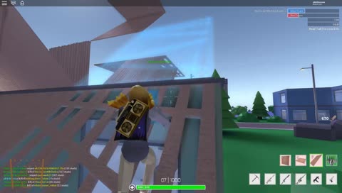 Playing Roblox
