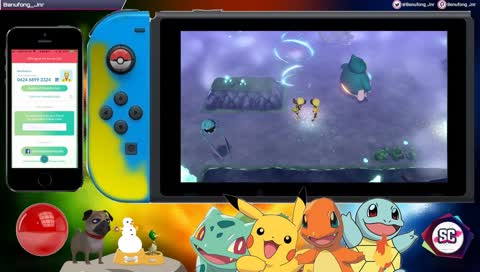 [ENG] [SWITCH] POKEMON LET'S GO PIKACHU!!! Power levels!! :D 82/151