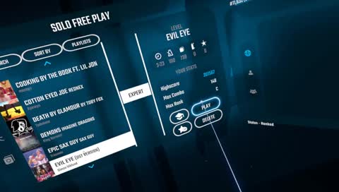 Beat Saber has a new update that makes the game look more professional