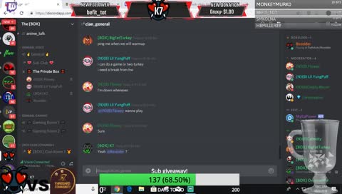 Getting warmed up for the [BOX] VS [VG] MATCH