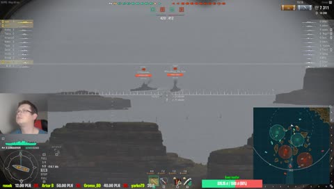 World of Warships - Pływanie z widzami.
