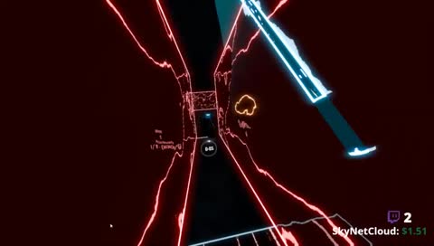 Playing some Beat Saber