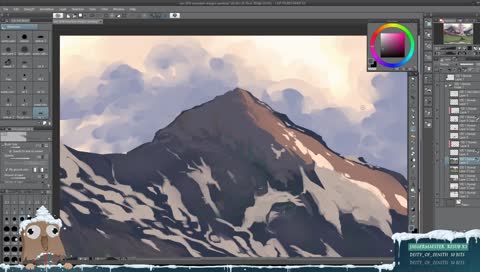 (eva draws)-original art- painting painting painting ᕕ( ᐛ )ᕗ (mic on )