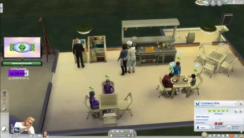 !sr Road To Affiliate PC(EN/HK)Open Lobby/Play with Friends/Viewers Sims 4 Get Famous Rags To RIches Running a Restaurant 3