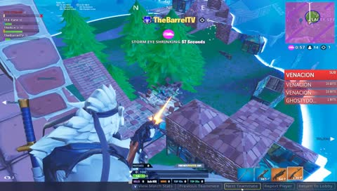 Barrel blocked himself lol