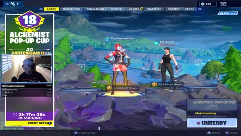 Upcoming Fortnite Player PC w/Controller // !twitter !youtube
