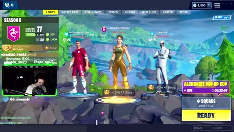 tourney with plat !discord !social