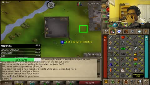 osrs and chatting