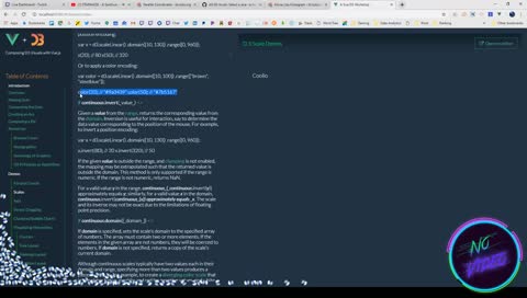 vue d3 project, code in chat