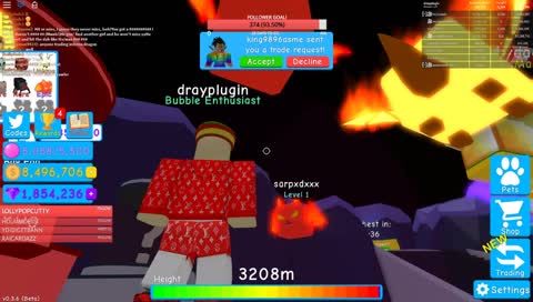 🍬BUBBLE GUM SIMULATOR! [TTS]!! | [ROAD TO 300 FOLLOWERS]