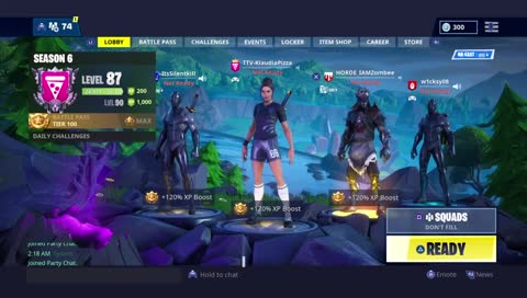 Fortnite, After Dark! Gamer Girl, 200+ wins!