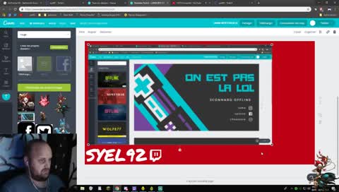 je crée mon habillage en direct (du moins j'essaye)