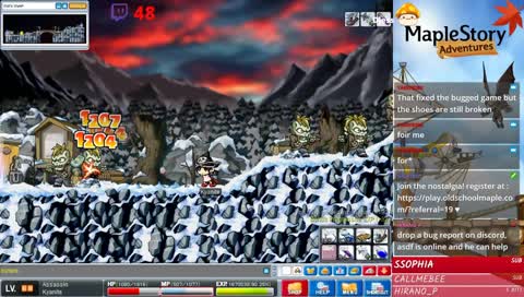 [OSM] ROAD TO 70 HERMIT ~ https://play.oldschoolmaple.com/?referral=19