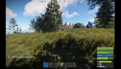 [루나쿠] Rust ] 분명 어제는 총을 들고있었지만 오늘은 돌....