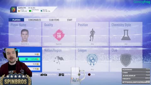 RTG: SBCs, FUTmas Investing, BPM, Rivals  | Twitter : @SpinBros