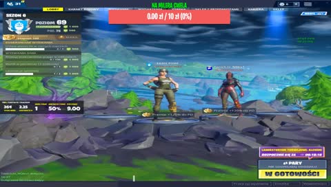 Fortnite// Turniej fortnite/Duo  // 260+ win