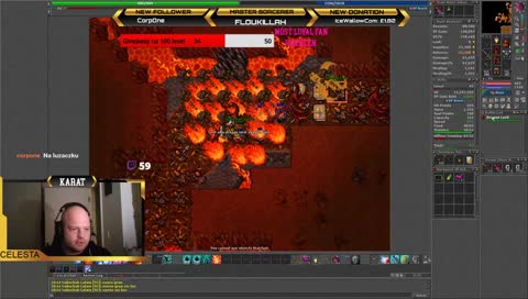 [PL/ENG] Sorc 0 to 100+ Game Day 9 - 100 lvl+50 followers Tibia Coins giveaway!