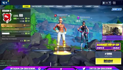 IM BACK AFTER 2 WEEKS! | BIG DILF FORTNITE DUOS | Twitter&Instagram: QiratJenkins