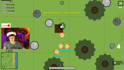 Surviv.io Playing With Viewers!