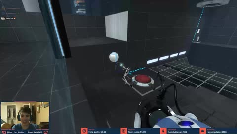 Portal 2 with Fonsi