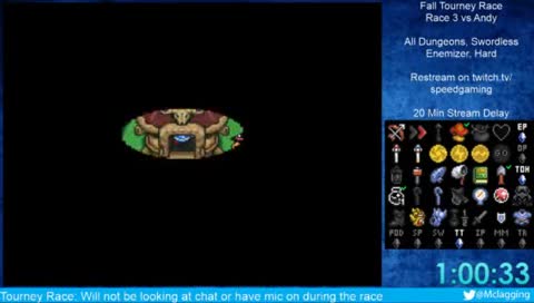 Tourney Race Game 3 vs Andy | 20 Min Stream Delay | Restream on twitch.tv/speedgaming