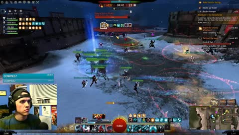 World vs World // PvP, bag collection team