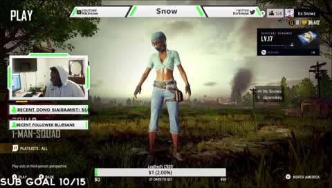 XBOX PUBG WADU WADU @ItvSnow